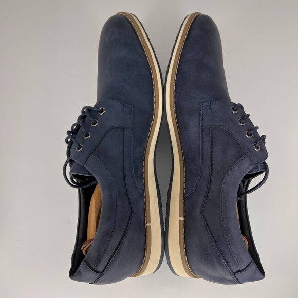 Mofri Mens Controy Navy Blue Pointed Toe NWOB Lace Up Size 12 Oxford Shoes main image 7